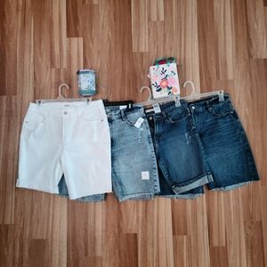 Denim Shorts Lot Bundle Mom Jeans